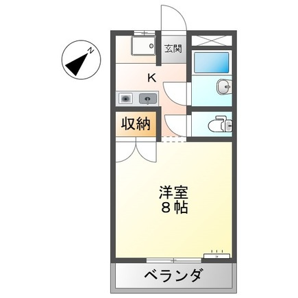 フォレスト，コーポの間取り|間取図