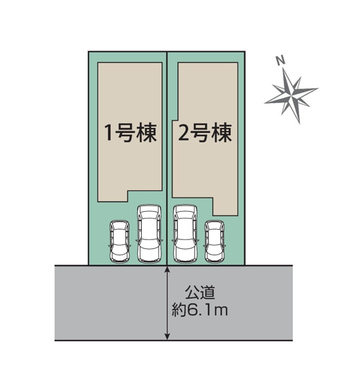 【区画図】 | ご家族様のプライベート空間が確保できる素敵な間取りです。また敷地ゆったりですので、おうち時間を楽しむのにもぴったりですね♪