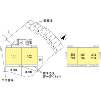 【区画図】 | メゾン東豊中