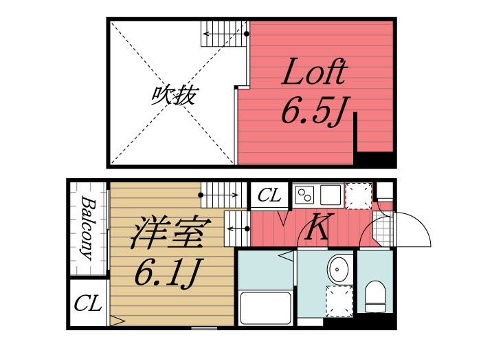 【間取り】 | Lumiere亥鼻