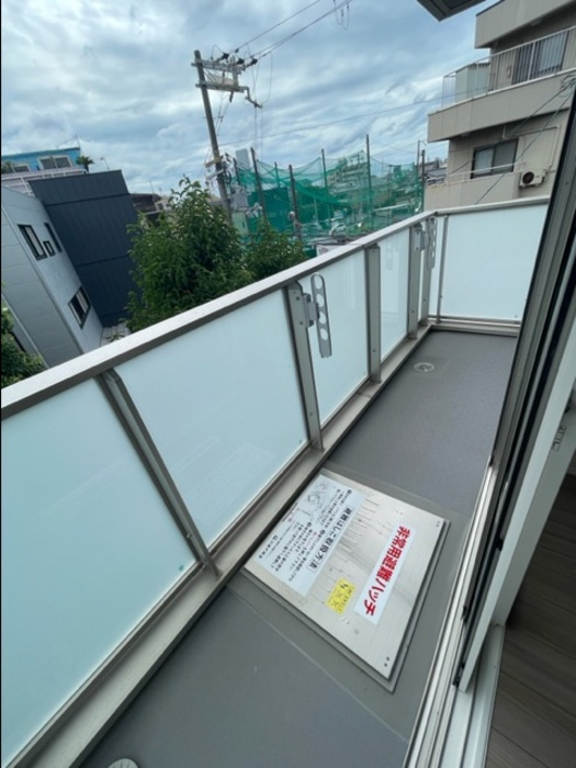グランジュテⅡのバルコニー