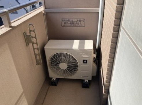 新宿区新小川町の賃貸マンションのバルコニー