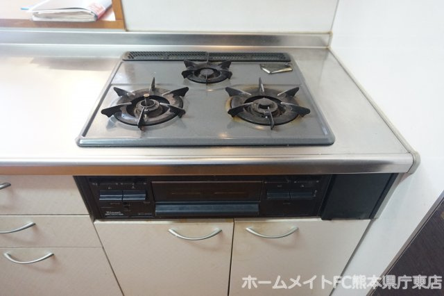 熊本市東区戸島７丁目の賃貸マンションのキッチン