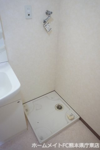 熊本市東区戸島７丁目の賃貸マンションの洗面所