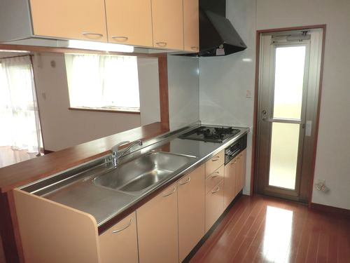 熊本市東区戸島７丁目の賃貸マンションのキッチン