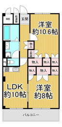 コボリクラスタ西宮北口の間取り