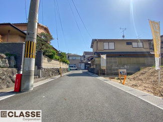 【前面道路含む現地写真】 | 宇治市広野町寺山2区画A号地　売土地　建築条件無し