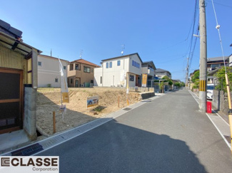 【前面道路含む現地写真】 | 宇治市広野町寺山2区画A号地　売土地　建築条件無し
