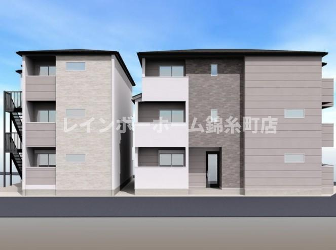 KEIAI RESIDENCE 青井の外観パース