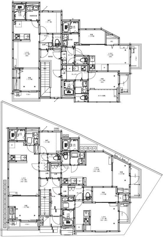 KEIAI RESIDENCE 青井の間取り