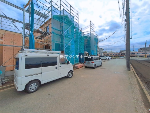 所沢市東所沢4丁目・全3棟　新築一戸建　B号棟の前面道路含む現地写真|現地写真（2026年6月10日撮影）