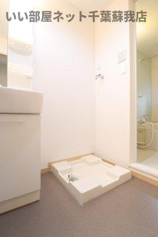 ラフィーネの洗面所|室内洗濯機置場