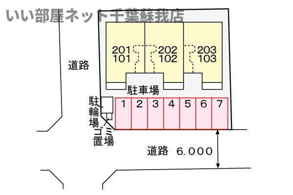 ラフィーネの区画図