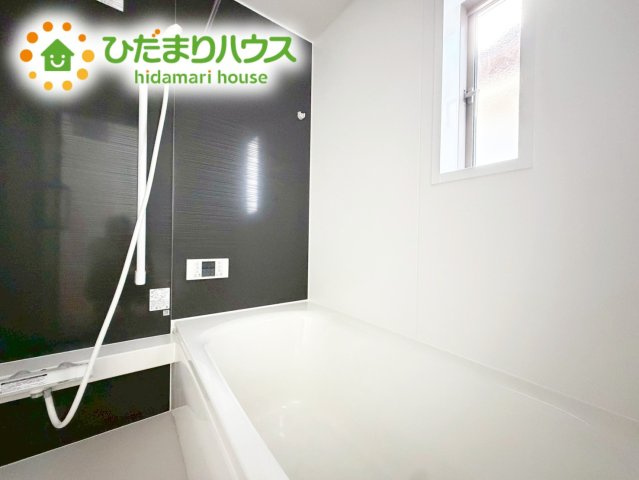 いわき市金山町第10　新築戸建　2号棟の浴室|いつまでも入っていられるような広々とした浴室が魅力的です(^^)/