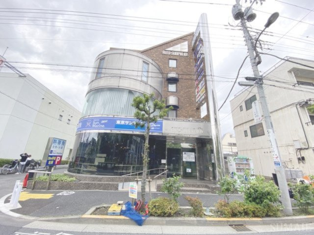 オートサンピアの外観|大通りからのアングル☆