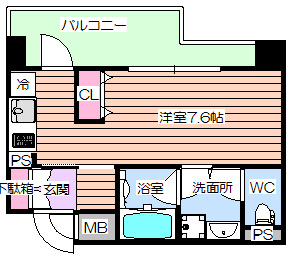 【間取り】 | プリエ南森町