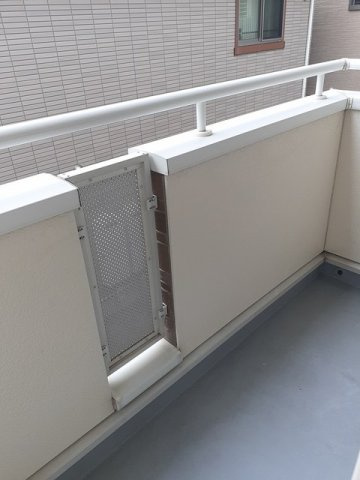 イリーデのバルコニー|お洗濯にも便利なバルコニー付き