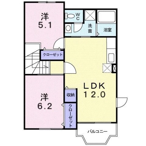 コリ－ヌ　メゾンの間取り