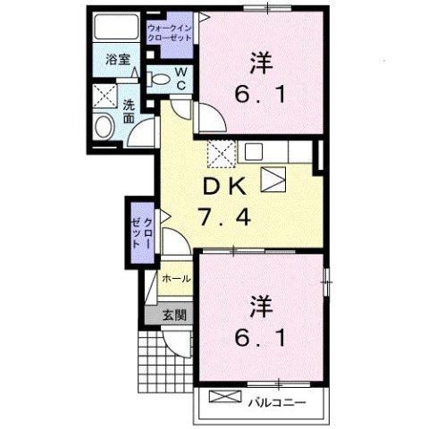 ブリーズメゾンの間取り