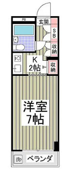 高崎市剣崎町　一棟マンションの間取り