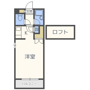筑紫野市二日市西１丁目の賃貸マンションの間取り