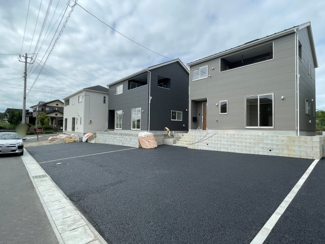 新築戸建・新築建売　郡山市田村町東山第1　守山小・守山中の駐車場