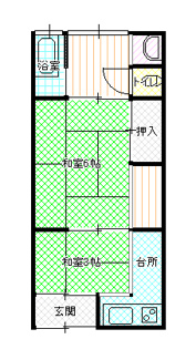 【間取り】 | 若葉荘