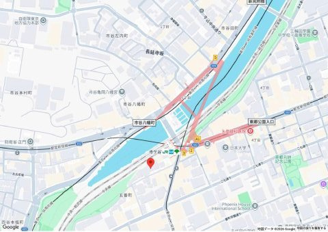 五番町片岡ビルディングの地図