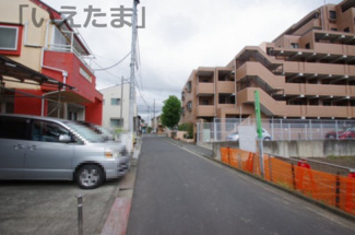 【前面道路含む現地写真】 | 【仲介手数料無料！！】府中市本町4丁目　建築条件付き売地（全6区画）2区画　5590万円