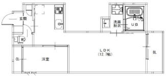 【間取り】 | ＲＥＧＡＬＥＳＴ　ＴⅡ | 間取りです。