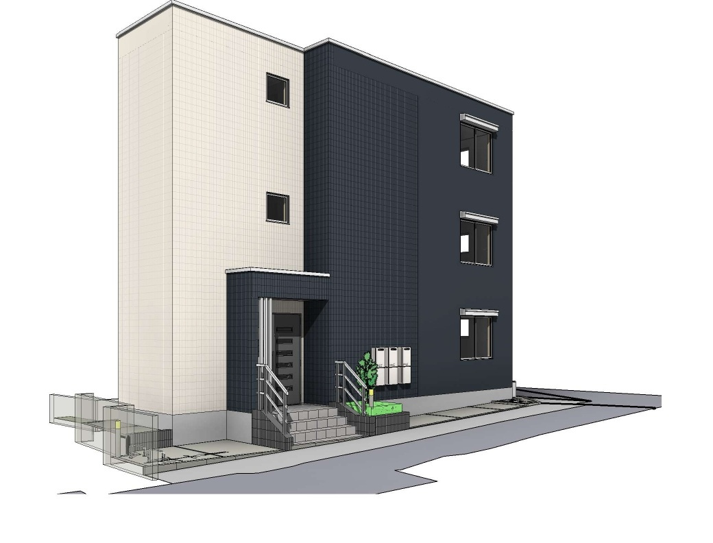 Blue Hill Sideの外観パース