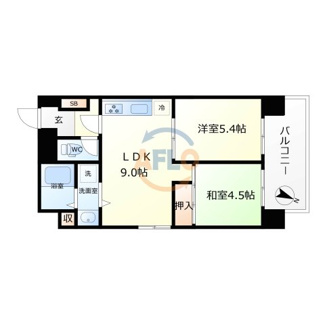 【間取り】 | ライオンズマンション江戸堀第２ | ライオンズマンション江戸堀第２　間取り