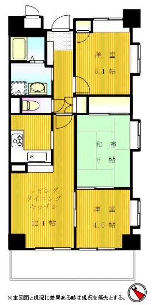 ローズヴィラ垂水東の間取り