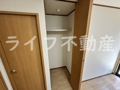 ヴァロンドール角田A・B・C棟の収納|大きなものも収納できそうです