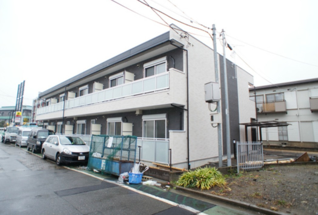 川崎市多摩区登戸のアパートの外観