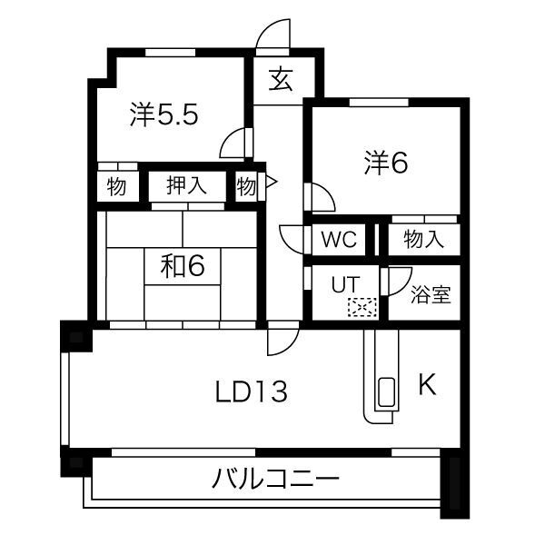 エステート松尾IIIの間取り