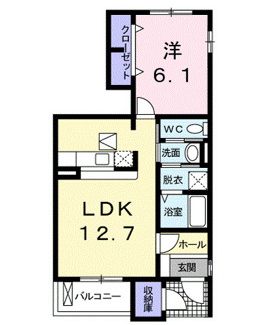 【間取り】 | ヴィラ・フィオーレ | 間取図