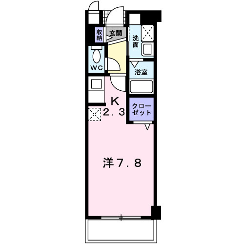 ハーヴェストヒルＡの間取り|間取図