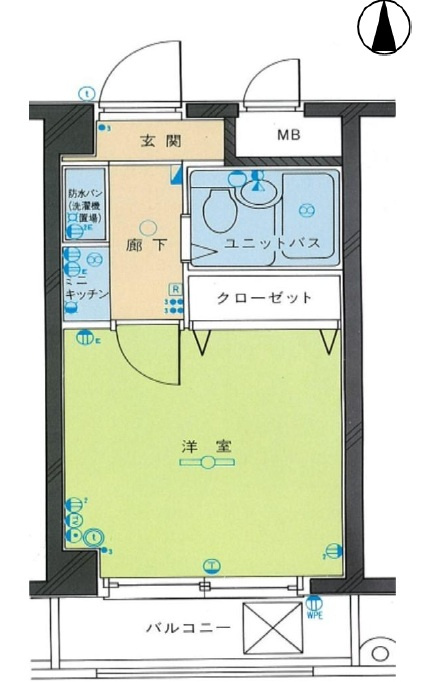 パレドール津田沼Ⅱの間取り