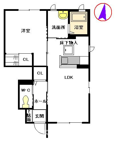 シャーメゾン羽須和の間取り