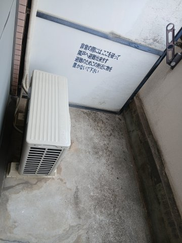 和貢ハイムのバルコニー