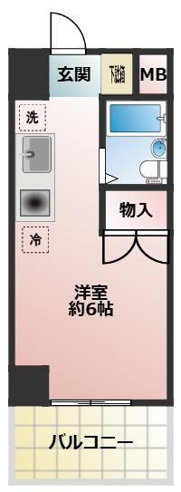 和貢ハイムの間取り