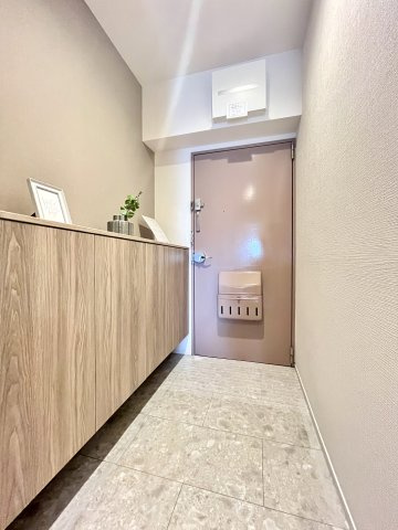 杉谷パークマンションの玄関
