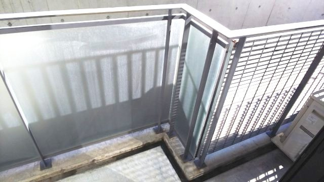 メゾンアズールのバルコニー
