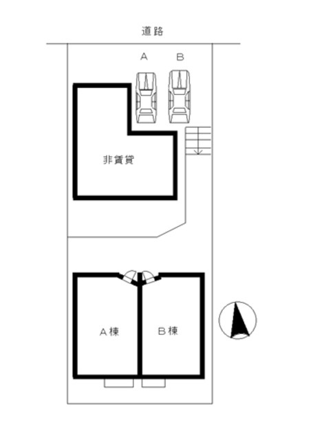 ルミエール等々力の区画図