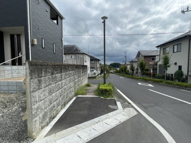 新築戸建・新築建売　郡山市田村町東山第1　守山小・守山中の前面道路含む現地写真