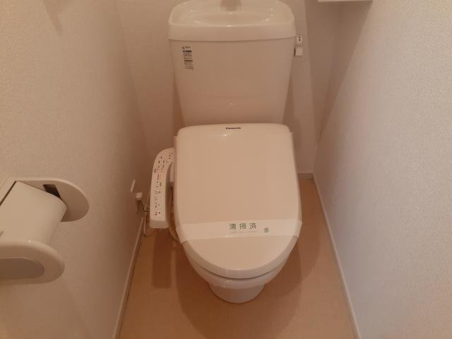 カーサ・プラシードⅡのトイレ|シンプルで使いやすいトイレです