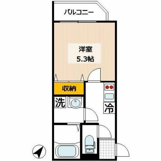 Ｓｅｍｐｌｉｃｅ中台の間取り