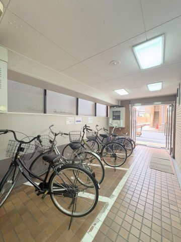 ハピーハイツ入谷の駐輪場|共用部・駐輪場