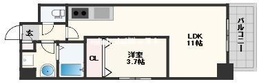 エクレレメディコ天六の間取り